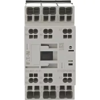 Eaton DILM17-11(RDC24)-PI effektkontaktor, 3 NO huvudkontakter, 24 V DC spole, 17 A 199283