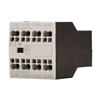 Eaton DILM32-XHI31-PI hjälpkontaktblock, 3NO+1NC, 4A, skruvklämmor, frontmontage för DILM7-DILM32 kontaktorer 199312