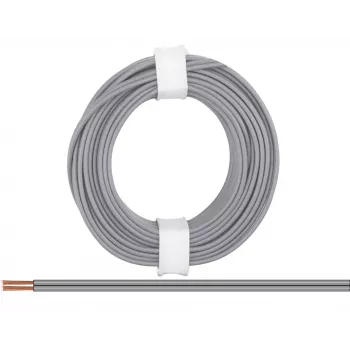Donau Elektronik 218-99 ledning 2 x 0,14 mm² grå 5 m