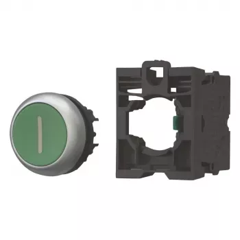 Eaton M22-D-G-X1-K10-BVP tryckknapp med plastfrontring, grön, 1 NO 110937