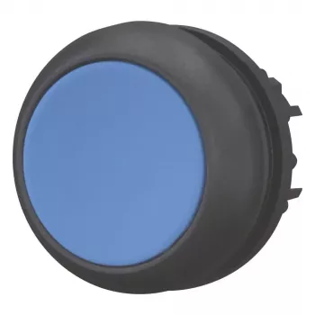 Eaton M22S-D-B flat tryckknapp, blå 216601