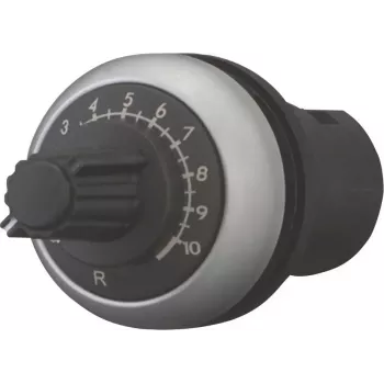 Eaton M22-R470K vridpotentiometer, 470 kΩ, 0,5 W, enkelvarv, linjär, för panelmontage