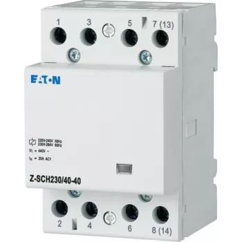 EATON Z-SCH230/40-40 installationskontaktor, 4 NO, 40 A, 230 V AC spole 248852
