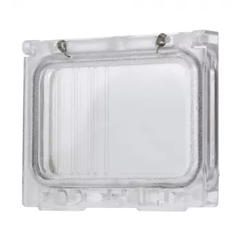 Eaton SKF-FF4 inspektionsfönster med lucka, 4 TE, 94x77x25 mm, grå 233780