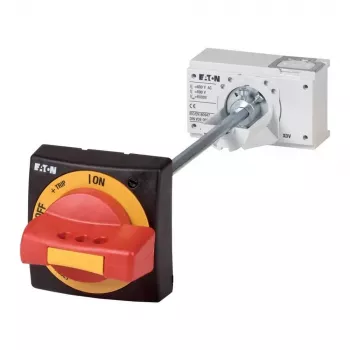 Eaton NZM1-XTVDV dörrkoppling vridhandtag, låsbar, röd/gul 260178