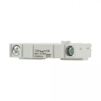 Eaton NHI-E-10-PKZ0 hjälpkontaktblock, 1 NO, sidomontering, vit, för PKZ0 motorskyddsbrytare 082884