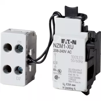 Eaton underspänningsutlösare med sidomonterad plint för NZM1-dvärgbrytare (259442)