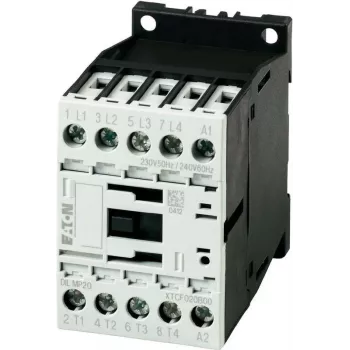 Eaton DILM7-10 24 V DC Power Contactor, 3-Pole, 1 NO Auxiliary Contact, 7 A AC-3, 3 kW, Screw Terminals 276565
