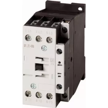Eaton DILM17-01(RDC24) Power Contactor, 3-pole, 17 A AC-3, 24 V DC Coil, 1 NC 277050