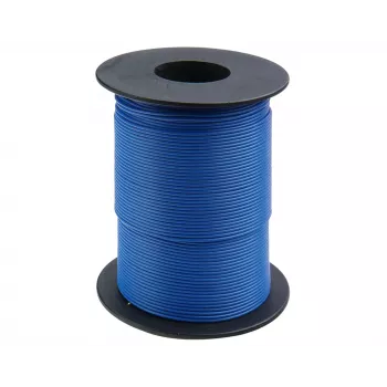 Donau Elektronik 105-2-100 kopplingstråd 1 x 0,20 mm² blå 100 m