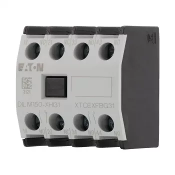 Eaton DILM150-XHI31 hjälpkontaktblock, 3NO+1NC, frontmontage, skruvklämmor 277949