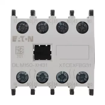 Eaton DILM150-XHI31 hjälpkontaktblock, 3NO+1NC, frontmontage, skruvklämmor 277949