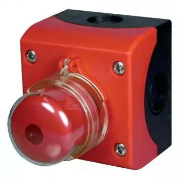 Eaton M22-SOL-PVLPL11-2 PV-brandmansbrytare, 1S 1Ö, röd
