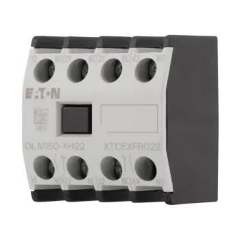 Eaton DILM150-XHI22 hjälpkontaktblock, 2NO+2NC, frontmontage, skruvklämmor 277950