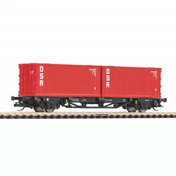 Piko TT 47727 TT containervagn 2x20 DSR från DR