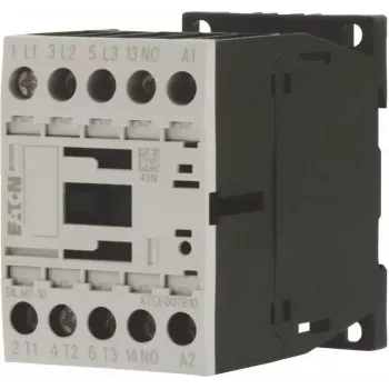 Eaton DILM7-10 3-polig kontaktor, 230V 50Hz / 240V 60Hz spole, 1NO hjälpkontakt, 3kW AC-3 400V 276550