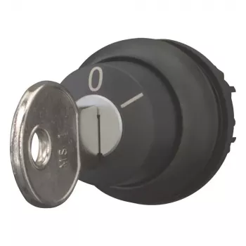Eaton M22S-WRS nyckelaktiverad vridströmbrytaraktiverare, 2 lägen, spärrande, svart 216889