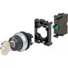 Eaton M22-WS-K10-BVP nyckelströmbrytaraktiverare, frontring plast, svart 110921