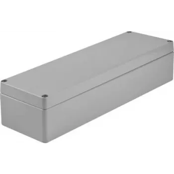 Bopla universalhölje 360 x 120 x 81 mm aluminium silvergrå (RAL 7001) A 124 01124000.H