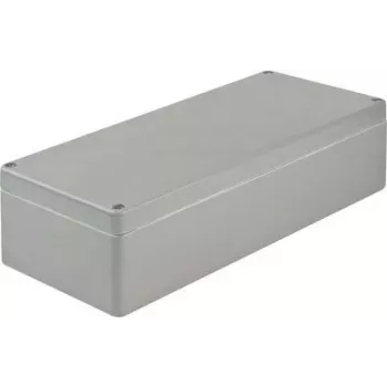 BOPLA universalhölje polyester silvergrå (RAL 7001) 360 x 160 x 91 P 334 04334000.MTC