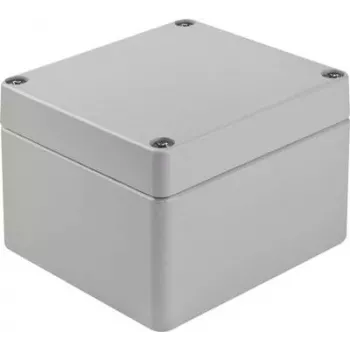 Bopla universalhölje 122 x 120 x 81 mm aluminium silvergrå (RAL 7001) A 119 01119000.H