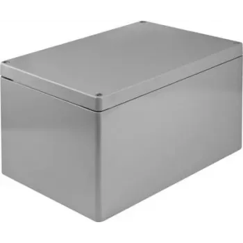 Bopla universalhölje 400 x 310 x 181 aluminium silvergrå (RAL 7001) A 185 01185000.H