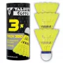 TALBOT torro Tech 350 nylonbadmintonfjäderboll, medelhastighet, gul/blå, 1 st 479113