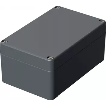 BOPLA universalhölje aluminium silvergrå (RAL 7001) 125 x 80 x 57 A 110 01110000.MT1
