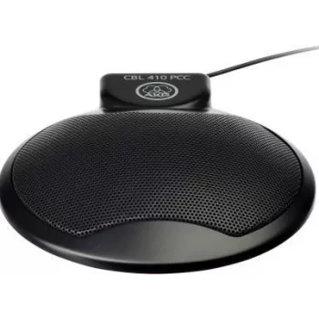 AKG CBL410 PC-mikrofon – kabelansluten, 3,5 mm tele, omnidirektionell, 20 Hz–20 kHz, svart (CBL410PCC)