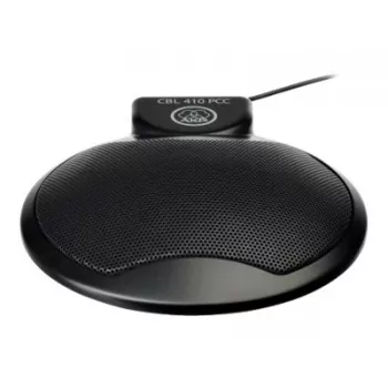 AKG CBL410 PC-mikrofon – kabelansluten, 3,5 mm tele, omnidirektionell, 20 Hz–20 kHz, svart (CBL410PCC)