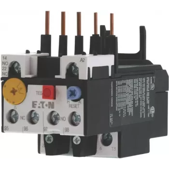Eaton ZB12-16 termiskt överlastrelä, 12-16 A, 600 V AC, 3-poligt, klass 10A, skruvklämmor, svart/vit 290168