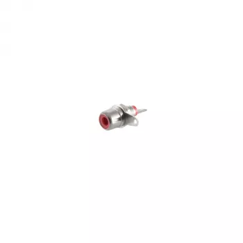 S CONN Maximum Connectivity RCA-inbyggnadsuttag, röd 52090-R