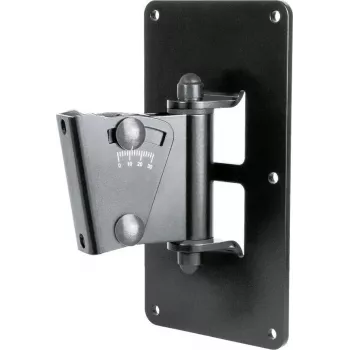 König & Meyer 24481 väggmonterat gitarrstativ för akustik-, el- och basgitarrer, svart, stål, 25 kg lastkapacitet 24481-000-55
