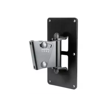 König & Meyer 24481 väggmonterat gitarrstativ för akustik-, el- och basgitarrer, svart, stål, 25 kg lastkapacitet 24481-000-55