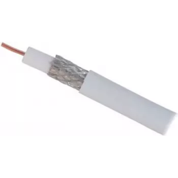 S CONN MAXIMUM CONNECTIVITY SAT-koaxialkabel 1,0/4,6, fyrfaldigt skärmad, CCS, >110 dB, 100 m, vit 15-40001006
