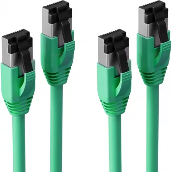 S CONN Maximum Connectivity Cat. 8.1 F/FTP PIMF LSZH patchkabel, 7,5 m, grön, 2-pack SC08-41063-2
