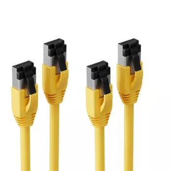 S CONN MAXIMUM CONNECTIVITY Cat. 8.1 F/FTP PIMF LSZH patchkabel, gul, 1,5 m, 2-pack SC08-41152-2