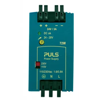 PULS MiniLine ML70.100 DIN-skenenätaggregat 24V DC 3A 72W