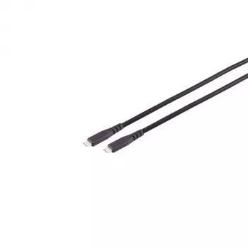 S CONN MAXIMUM CONNECTIVITY 13-57005 USB-C-till-USB-C-kabel, USB 3.2 Gen 2x2, TPE, 0,25 m