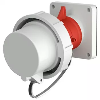 MENNEKES inbyggnadskontakt 32A 5p 6h 400V IP67 röd 1254