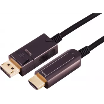 S/CONN maximum connectivity 30-20485 optisk DisplayPort-till-HDMI-A-adapterkabel, 4K60, 30 m
