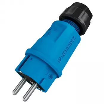 Mennekes SCHUKO-kontakt 16A 2P+PE IP54 blå (152092)