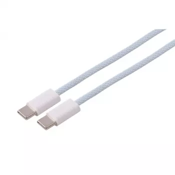 S CONN MAXIMUM CONNECTIVITY USB-C laddkabel, 2.0, 240W, blå, textil, 2,5 m (14-22251)