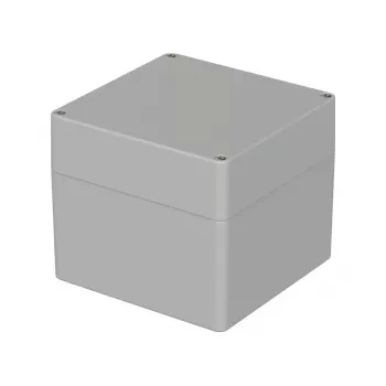 Bopla 02228000 EUROMAS M 228 universalhölje, polykarbonat, 122 x 120 x 105 mm, ljusgrå