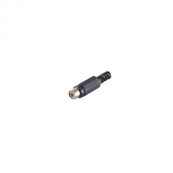 S CONN maximum connectivity RCA-hona hona till hona, svart 51500-S