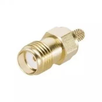 Telegärtner J01151A0611 SMA-kabelhona, crimp G05, för RG-223/U, RG-142 B/U, guld