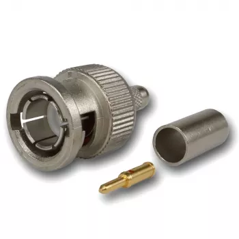 Telegärtner BNC-hane crimp kontakt 75 ohm för RG59/RG62/RG179/RG187/RG316 J01002A0030