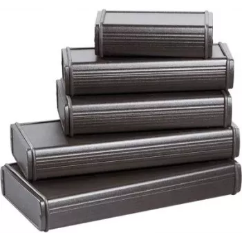 Bopla ABPH 1000-100 84106100.H universalhölje, 100 x 106 x 32 mm, aluminium, svart