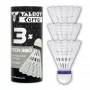 TALBOT TORRO Tech 350 Medium nylon badmintonfjäderboll, vit/blå, 1 st 479112