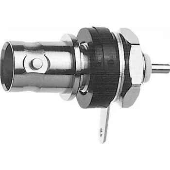 Telegärtner BNC-inbyggnadskoppling, isolerad 75 ohm, med blå isolerbrickor, Z03-serien J01003D1286